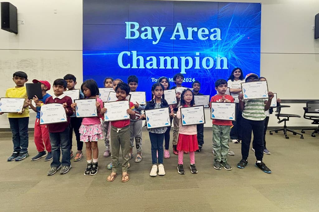 Students participating in a leadership program